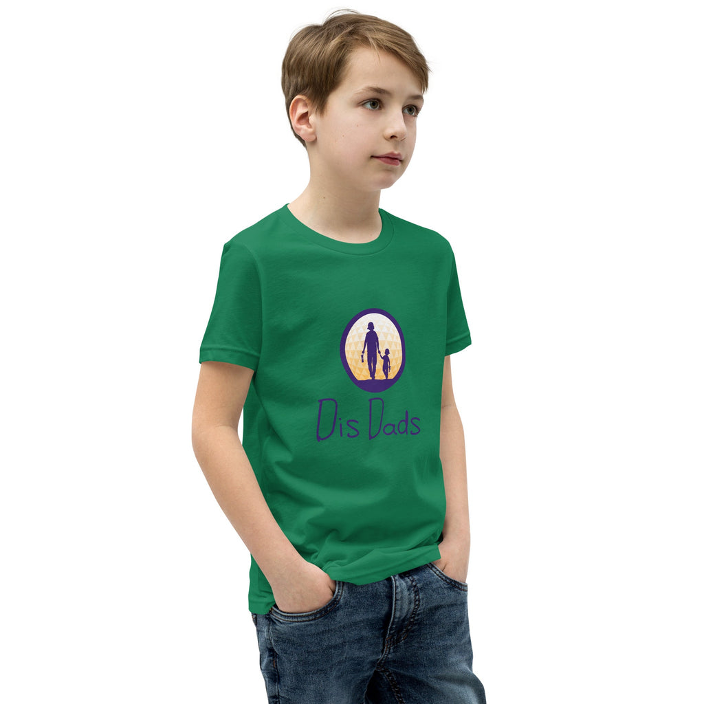 Dis Dads Youth Short Sleeve T Shirt Combed Ring Spun Cotton