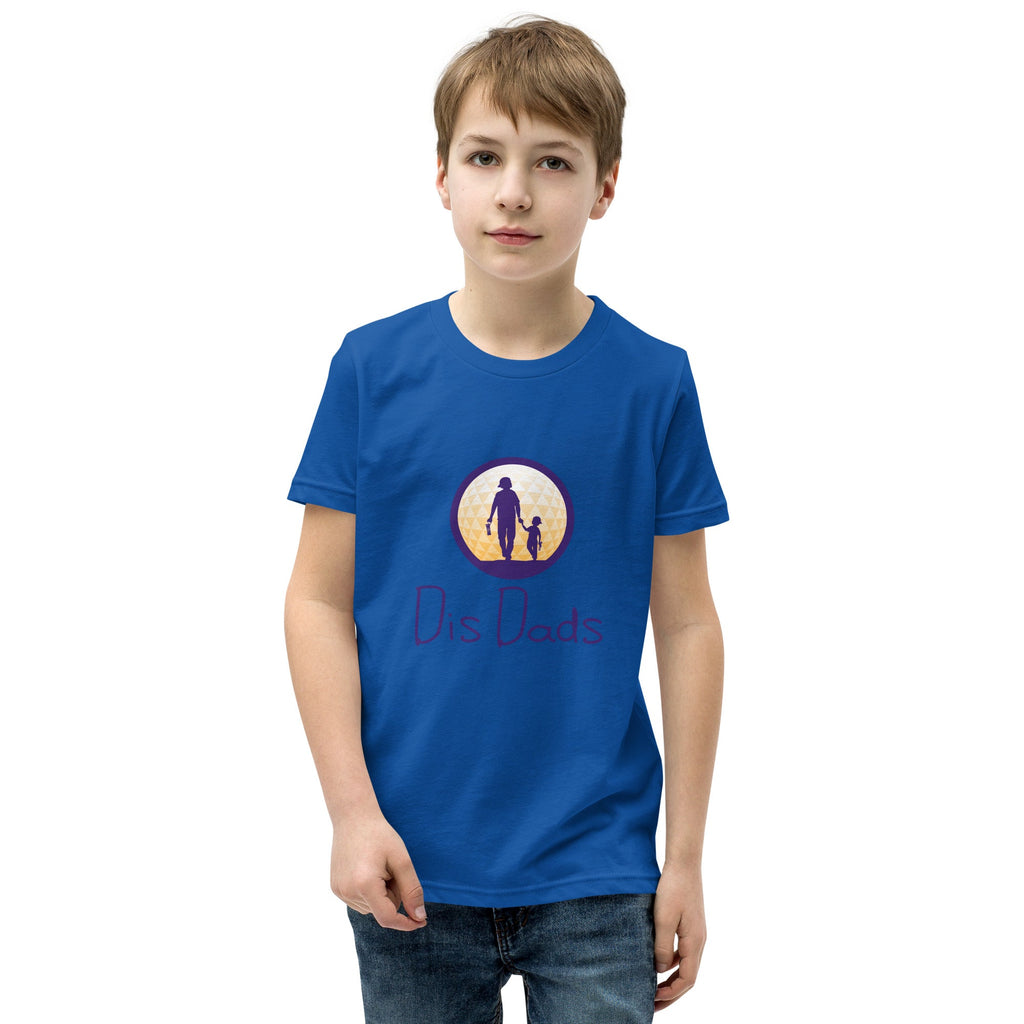 Dis Dads Youth Short Sleeve T Shirt Combed Ring Spun Cotton
