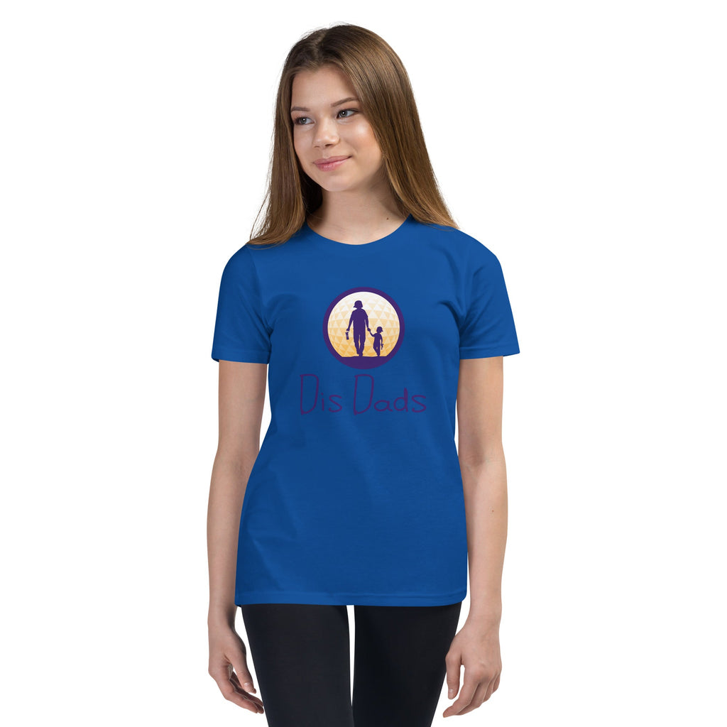 Dis Dads Youth Short Sleeve T Shirt Combed Ring Spun Cotton