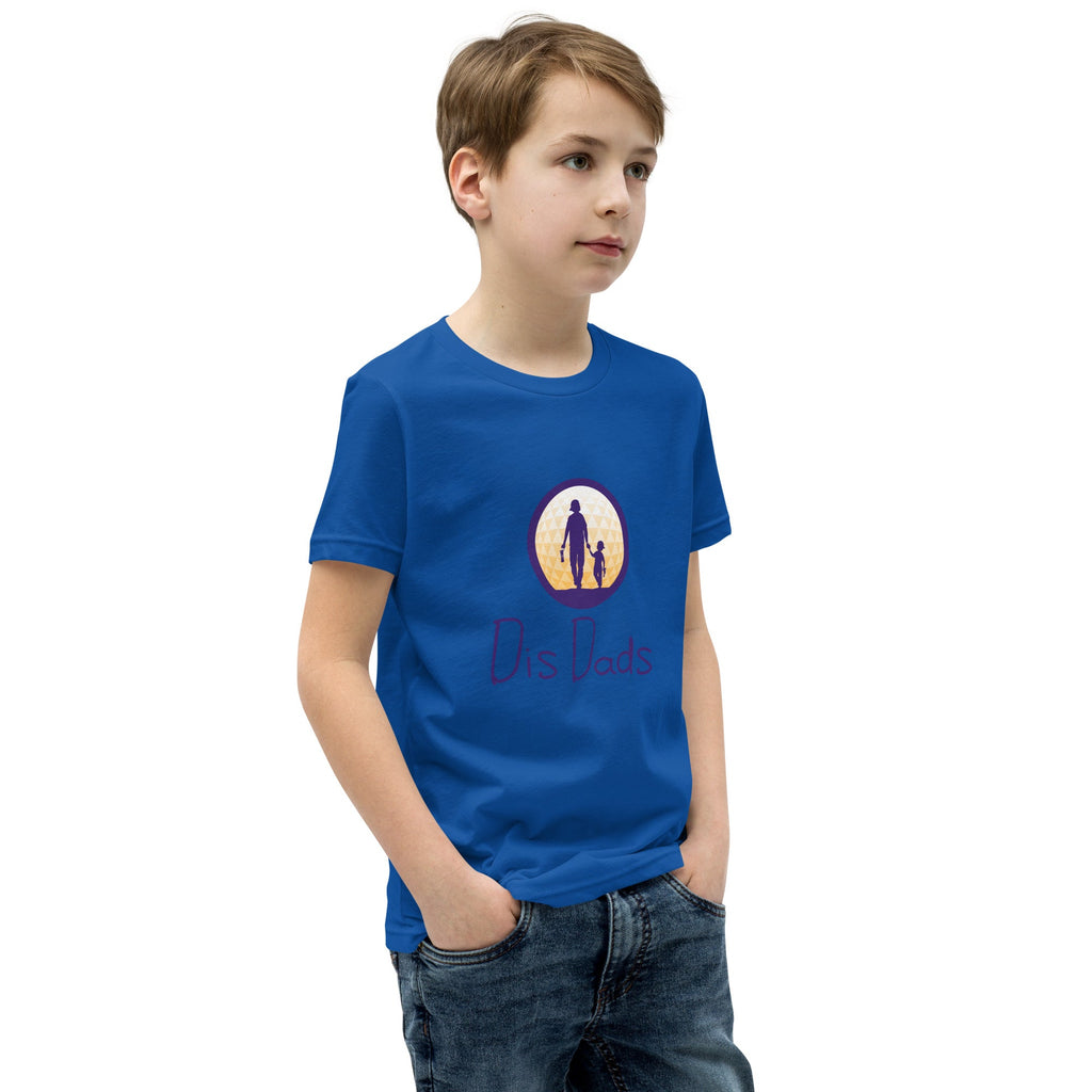 Dis Dads Youth Short Sleeve T Shirt Combed Ring Spun Cotton
