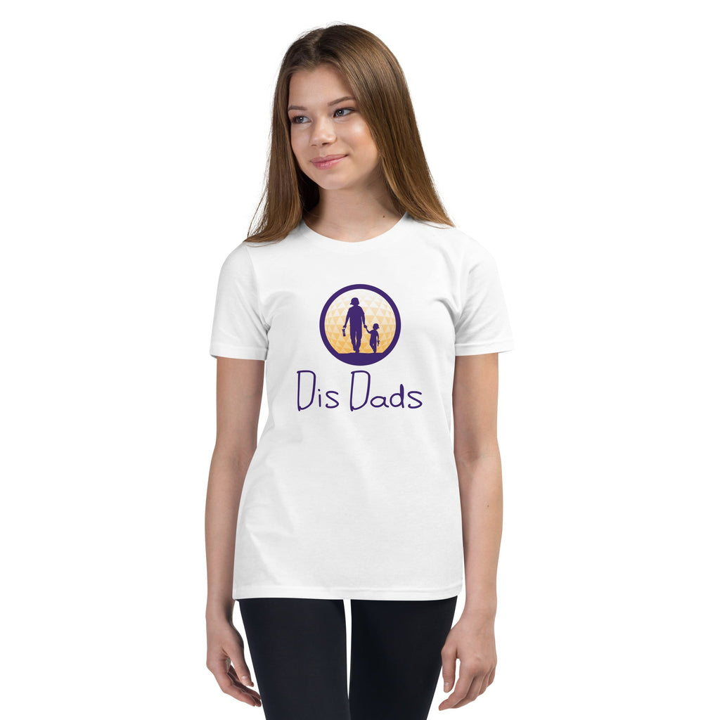 Dis Dads Youth Short Sleeve T Shirt Combed Ring Spun Cotton