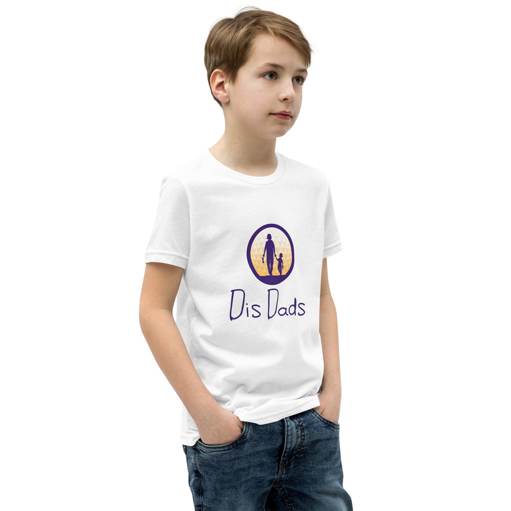 Dis Dads Youth Short Sleeve T Shirt Combed Ring Spun Cotton